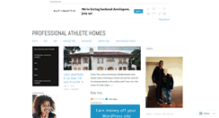 Desktop Screenshot of professionalathletehomes.com